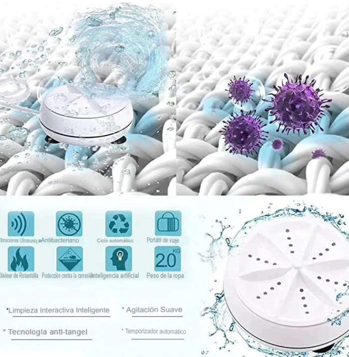 Mini Lavadora Portátil Electrica