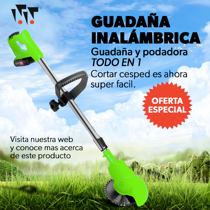 💡 Cortadora y Podadora Inalámbrica 🚛 PAGO CONTRA ENTREGA 🚛 ⏰ ENVIO-GRATÍS ⏰